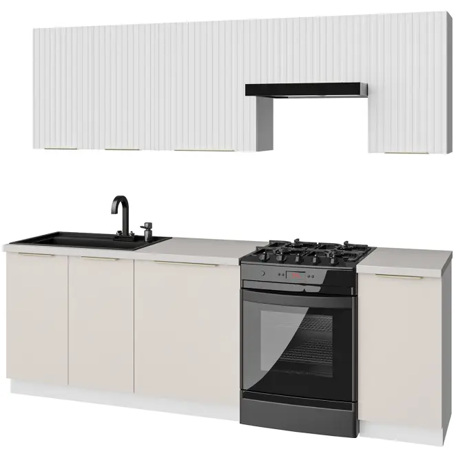 Kuchynská Linka Tuluza/Nicea 240 cm bez dosky, verzia B