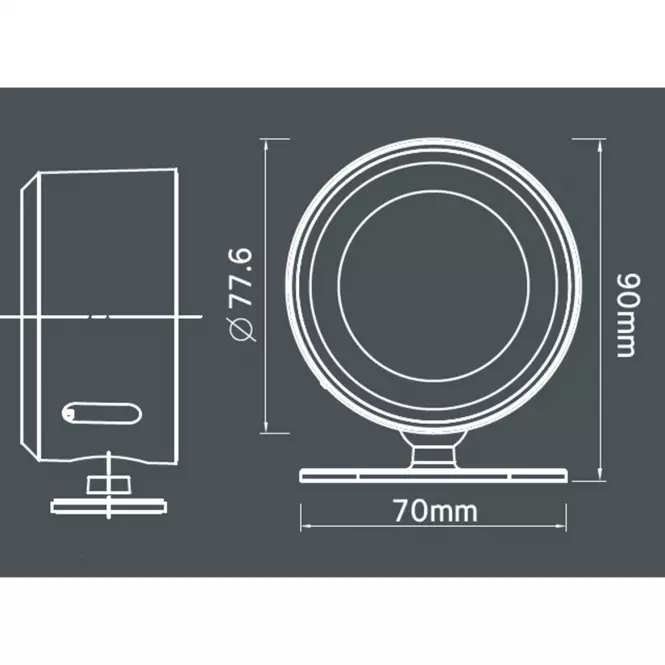 Lampa s klipom CLIPSPOT 47004 biela K1