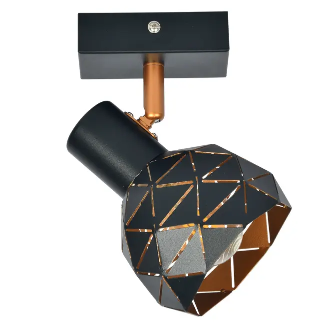 Nástenné bodové svietidlo Puzzle 1 AS-PUE141B black LS1