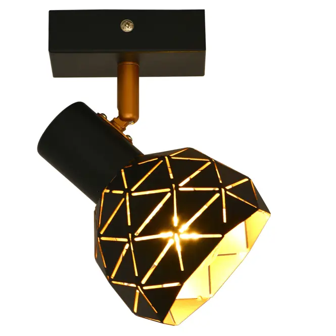 Nástenné bodové svietidlo Puzzle 1 AS-PUE141B black LS1