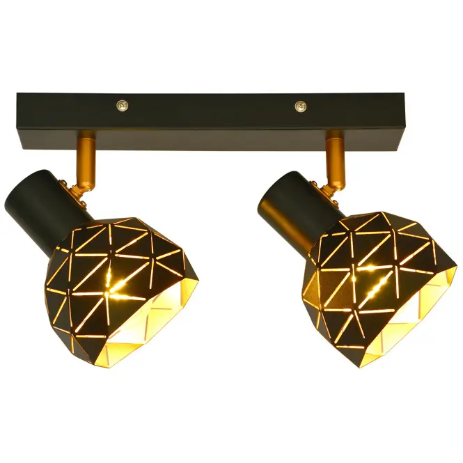 Stropné bodové svietidlo Puzzle 2 AS-PUE142B black LS2