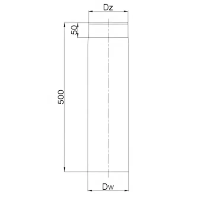 Rúra RP180/500-BERTR02,2