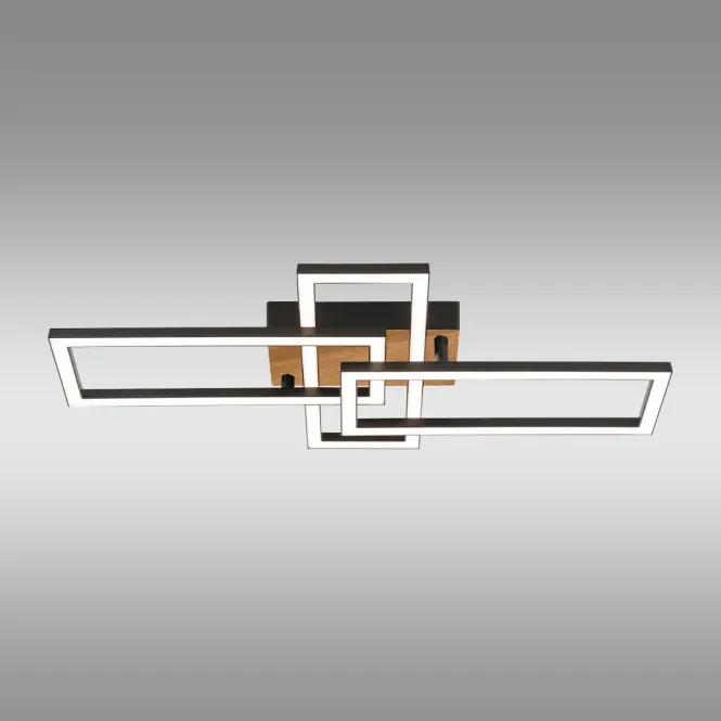 Stropné svietidlo Alma 3P WOOD AC-AL3PWOL 20W PL3