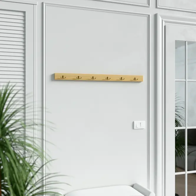Vešiak 6 Kov Rukoväť Borovica
