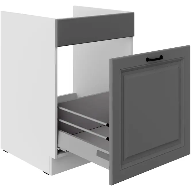Kuchynská skrinka Stilo dustgrey/biely 60ZL 1S BB