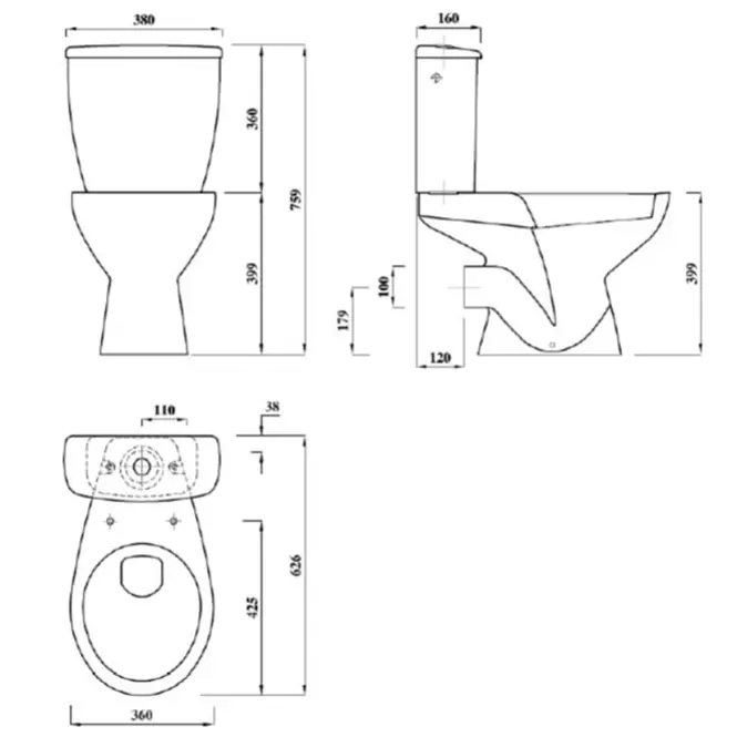 WC Kombi Poznański Neon II - eco B/D