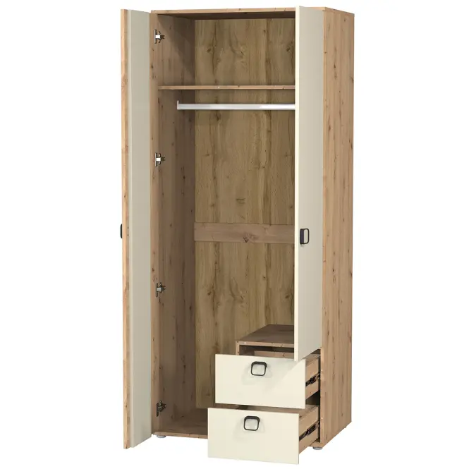 Skriňa 2D2S Camari dub Artisan/Casmhere,3