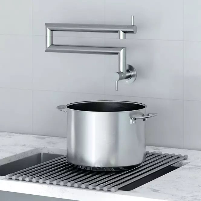 Batéria Duero Pot Inox skladacia kĺbová drezová,3