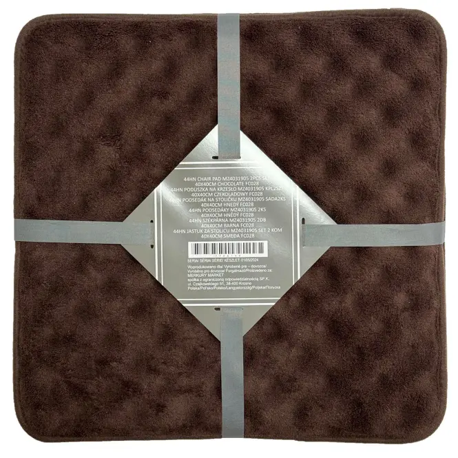 Komplet podsedákov MZ4031905 40x40 cm (2 ks) čokoládová