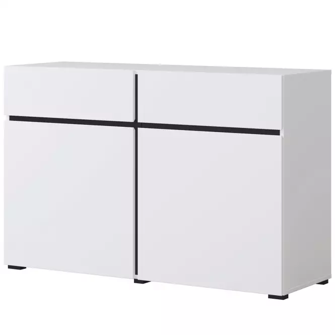 Komoda Cross2d2s biely/Čierna,4