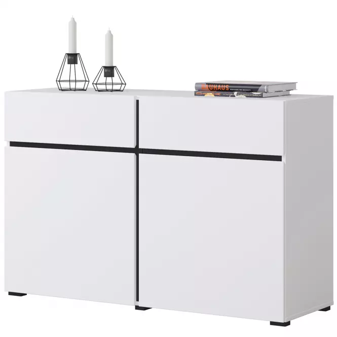 Komoda Cross2d2s biely/Čierna,5