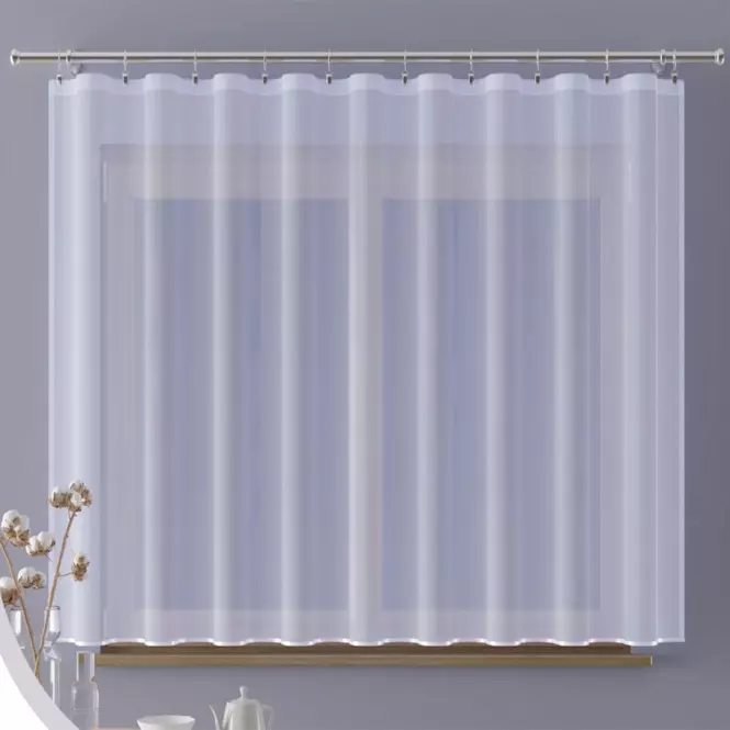 Záclona jednoduchá ENZO s lemovaním 300x150