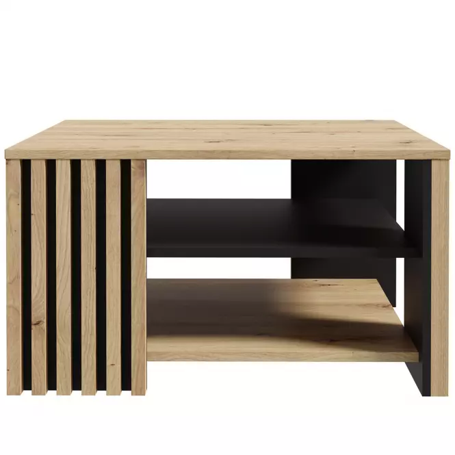 Konferenčný stolík 80x80 Zaandam dub artisan/čierna,4