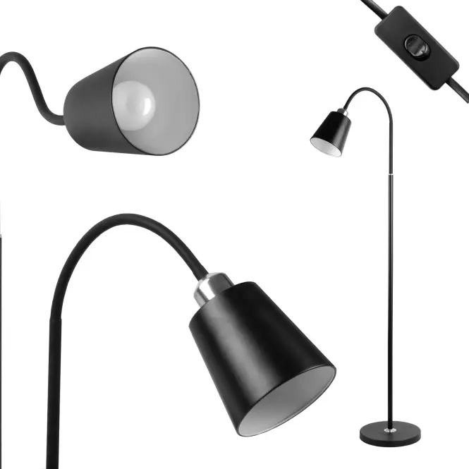 Stojacia lampa E27 KALSO Black LP1