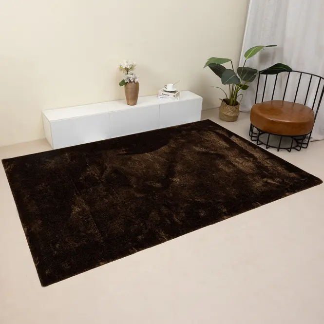 Koberec Shaggy Microfiber RS-BSR 0,6/1,0 hnedá
