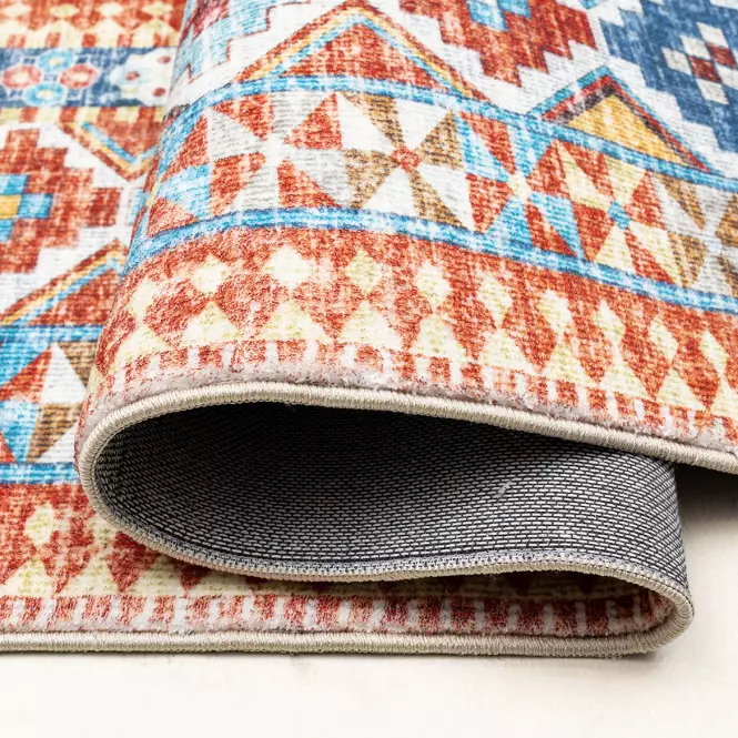 Koberec Chenile Print Rug 0,8/1,5 RS2549PT-3 červená