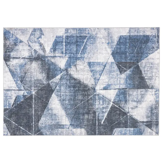 Koberec Chenile Print Rug 0,8/1,5 RS2447PT-1 modrá