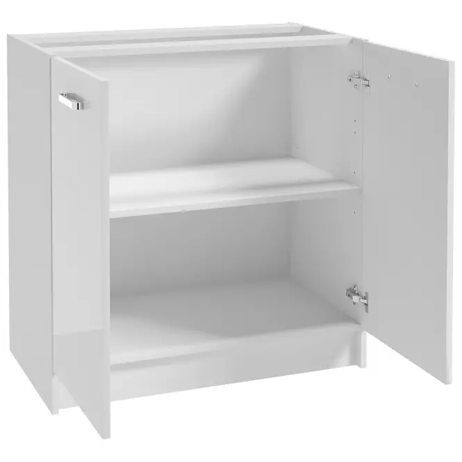 Kuchynská skrinka Arosa B80 2D0S biela,3