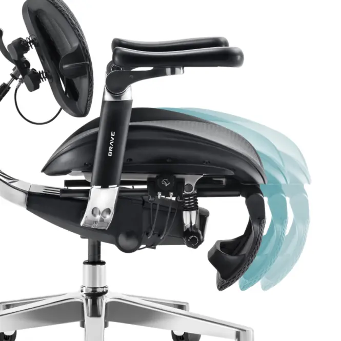 Kancelárske kreslo Brave V-Kinetic Čierna