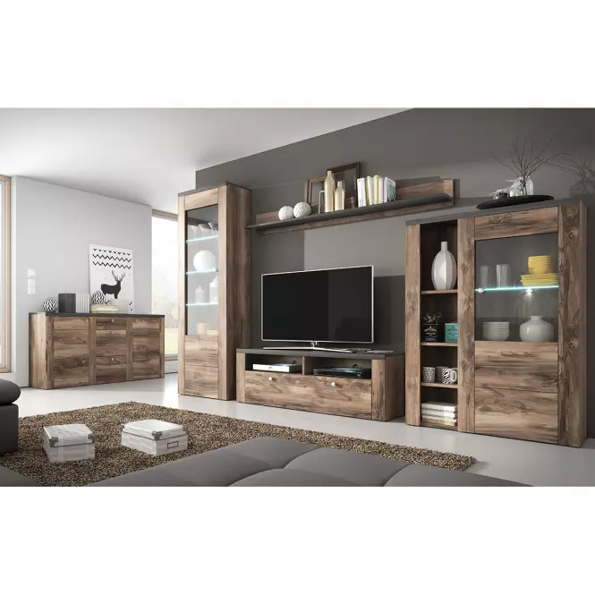 TV stolík Larona 41 satin nussbaum