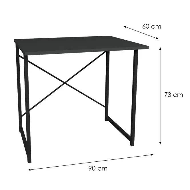 Písací stôl Fd-6090od-007 Antracit,4