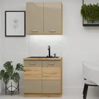 Kuchynská Linka Artisan Cappuccino 80 cm bez pracovnej dosky