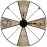 Hodiny 60x60x5cm Xcm229640v