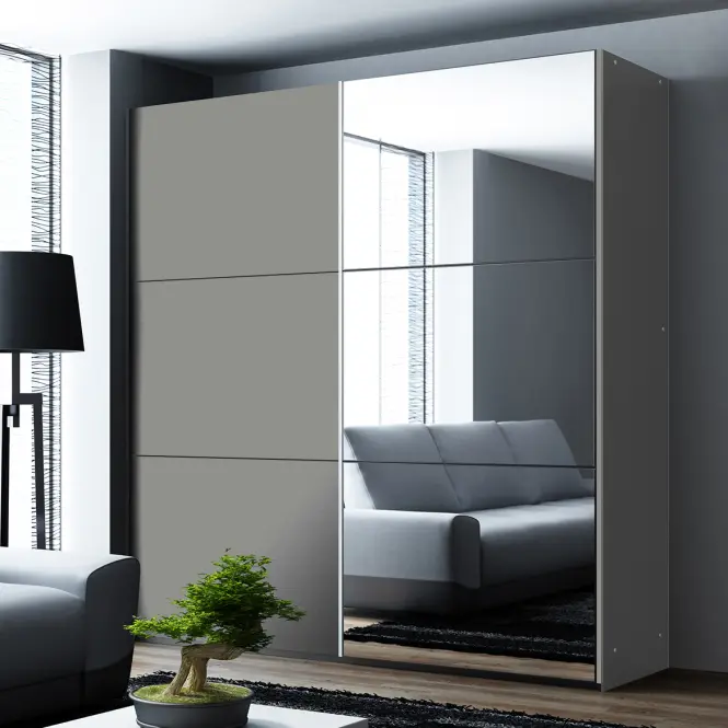 Skriňa Vigo 120 Platinum/zrkadlo