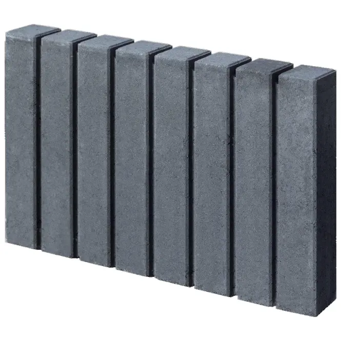 Palisádový obrubník Tetron grafit 6x30x51 cm