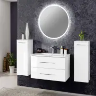 Zrkadlo Rund 80 Led 80x2,5 84565