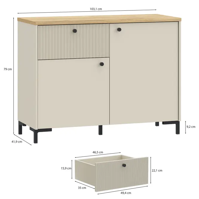 Komoda Palmerston BITK221R-M846