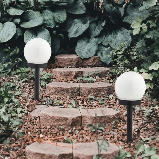Solárna lampa  Kula 10 cm  Ariel Ao-Ar103sl