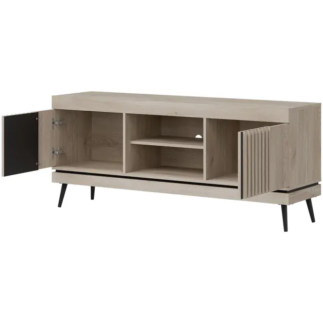 TV stolík Mati Mi01 Dub Crem/Čierna,5