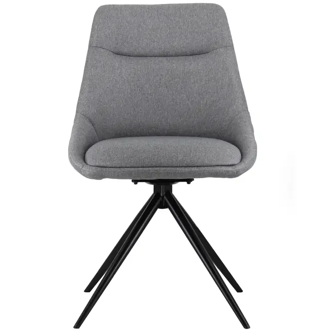 Stolička otočná Everly 9591 sivá,3