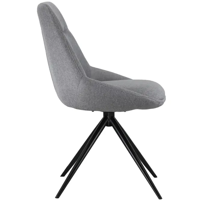 Stolička otočná Everly 9591 sivá,4