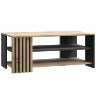Konferenčný stolík Zaandam 60x110 artisan/čierna