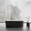 Voľne stojaca vaňa Lux Black 170x80x58