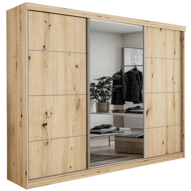 Skriňa Palermo 250 artisan + zrkadlo