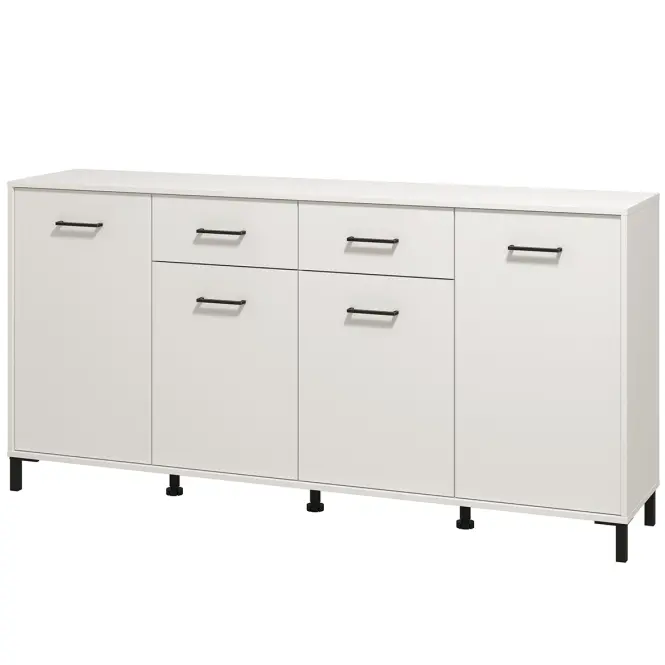 Komoda Vienne 4k2f Biely 11013602