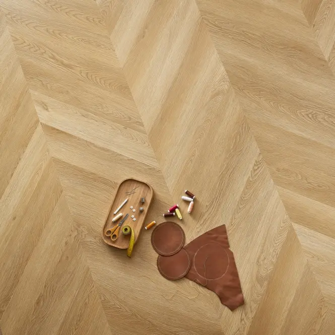 Vinylová podlaha SPC 91829 Dąb Stafford Chevron 4V 4,5mm 0,3mm