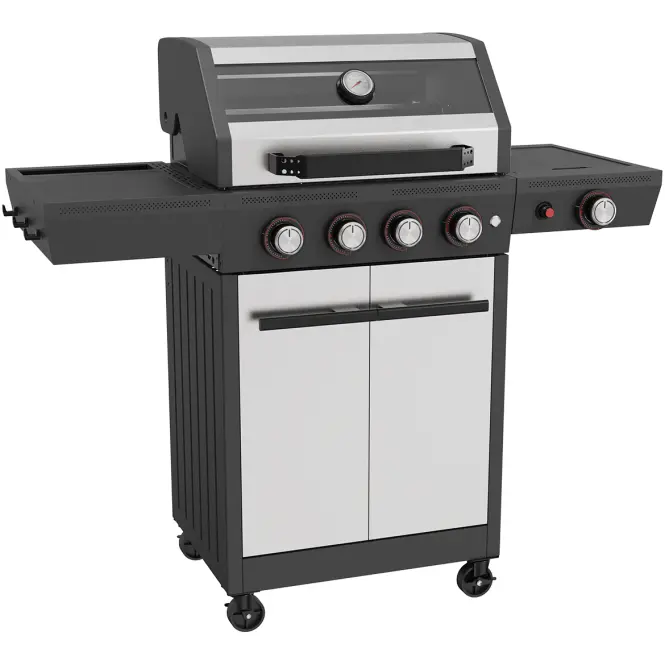 Plynový gril Mercado Luxe silver 4+1 15kw