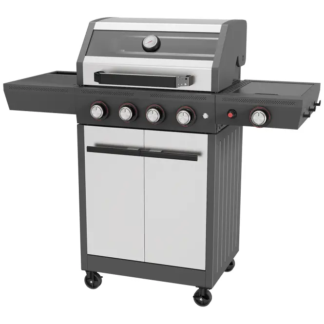 Plynový gril Mercado Luxe silver 4+1 15kw