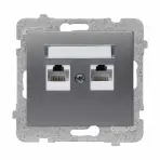 Sieťová Zásuvka RJ45 GPK-2D/M.GR Sigma