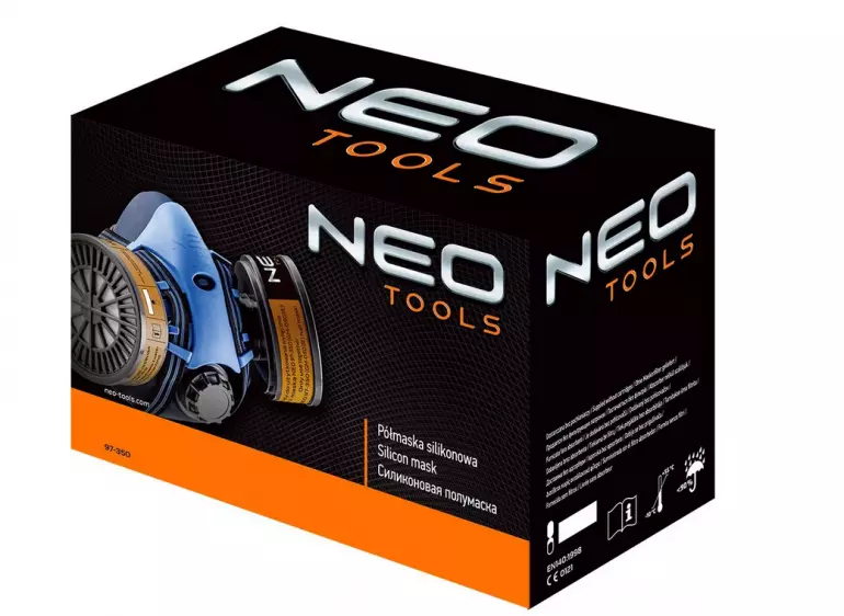 Silikónová polomaska ​​NEO s priestorom pre dva absorbéry