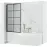 Vaňová zástena Lagos-1 fix pevný 70x140 black