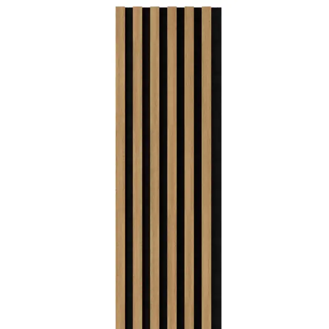 Akustické panely lamelové na plsti Dub Svetlý 30x265 cm