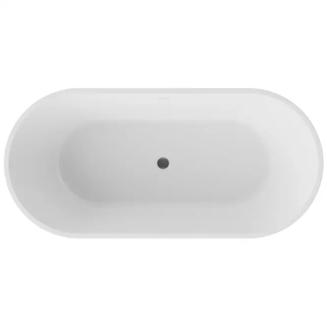 Voľne stojaca vaňa Deeva matt B&W 180/80 + sifón čierny mat,3