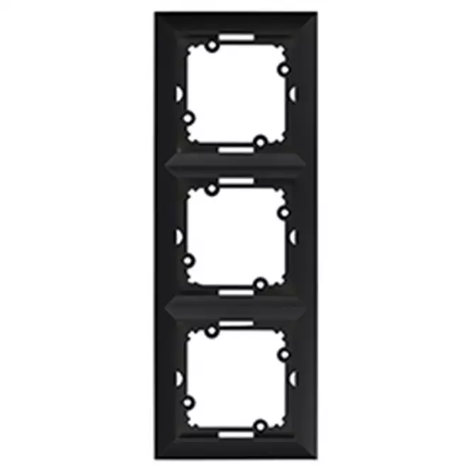 Trojitý rám POLA black 33211
