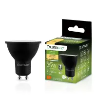 Žiarovka LED GU10 3W 270LM 120ST. CB blacka