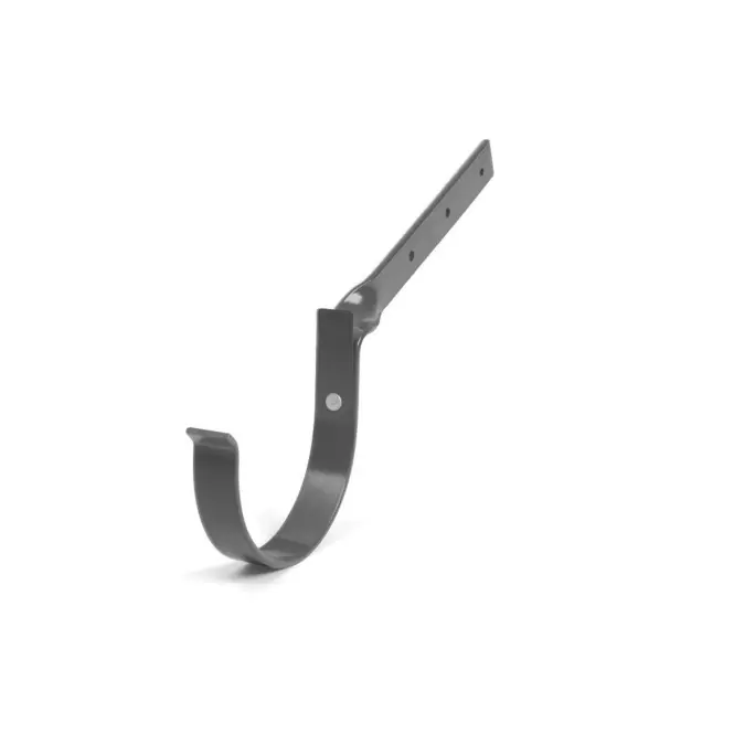 Žľabový hák kĺbový 125 mm Bryza grafit